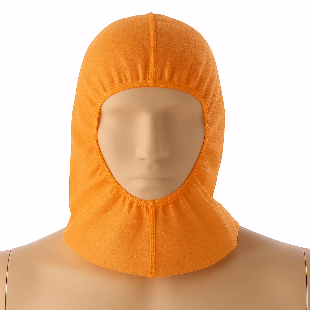Hoofdkap PP n-w (zonder mondmasker) oranje